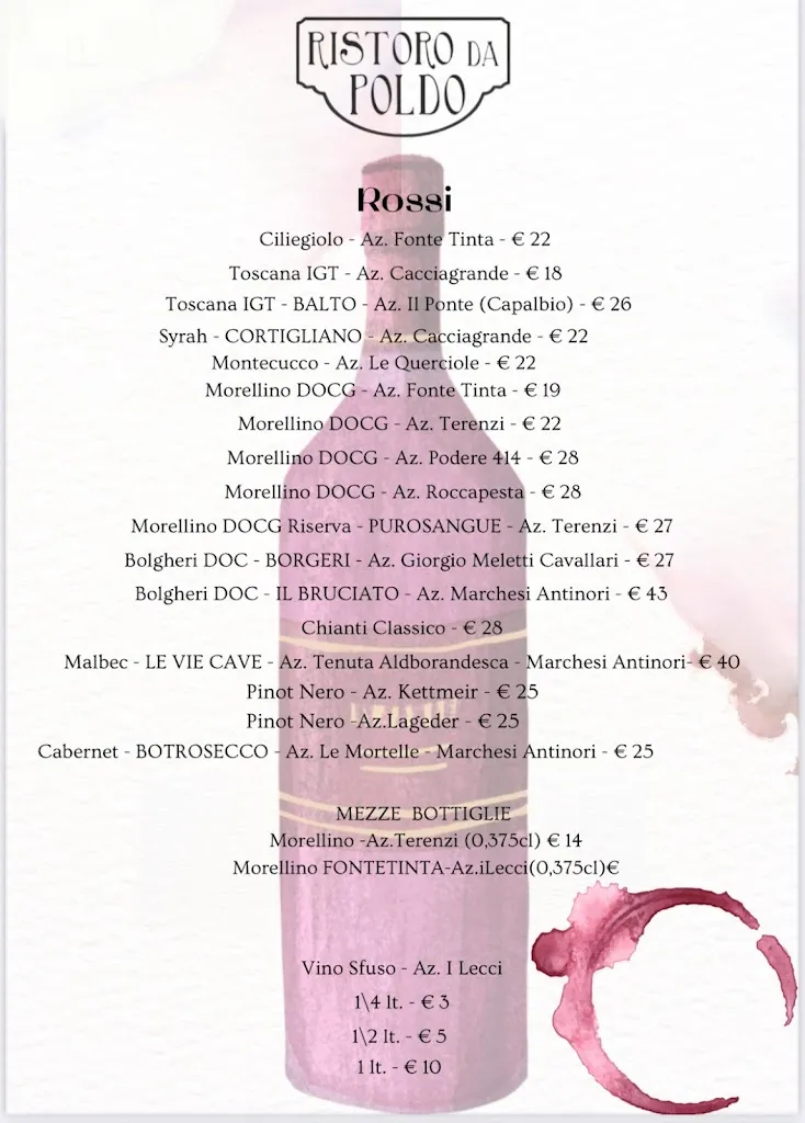Menu_Ristoro Da Poldo_Grosseto_image_1