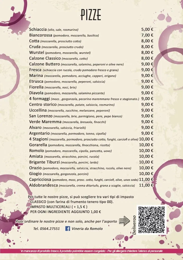 Menu_Vineria Da Romolo_Grosseto_image_3