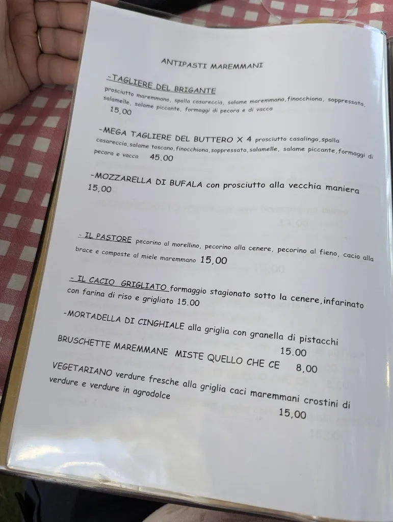 Menu_Ristorante Locanda Dei Briganti_Grosseto_image_2