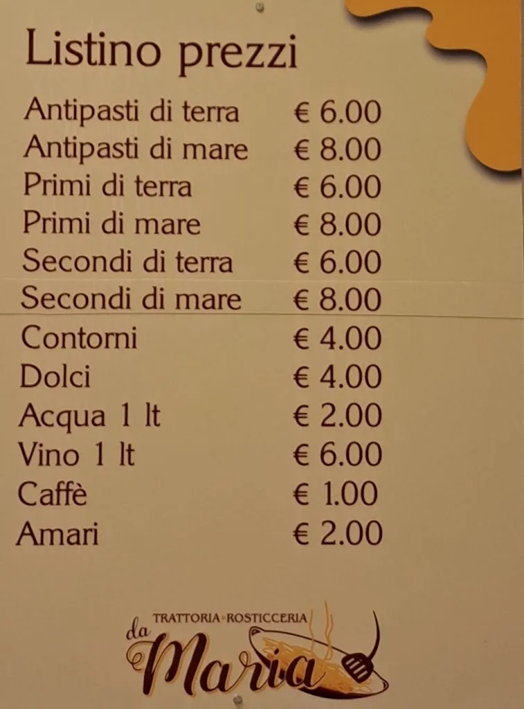 Menu_Trattoria Rosticceria Da Maria._Grosseto_image_3