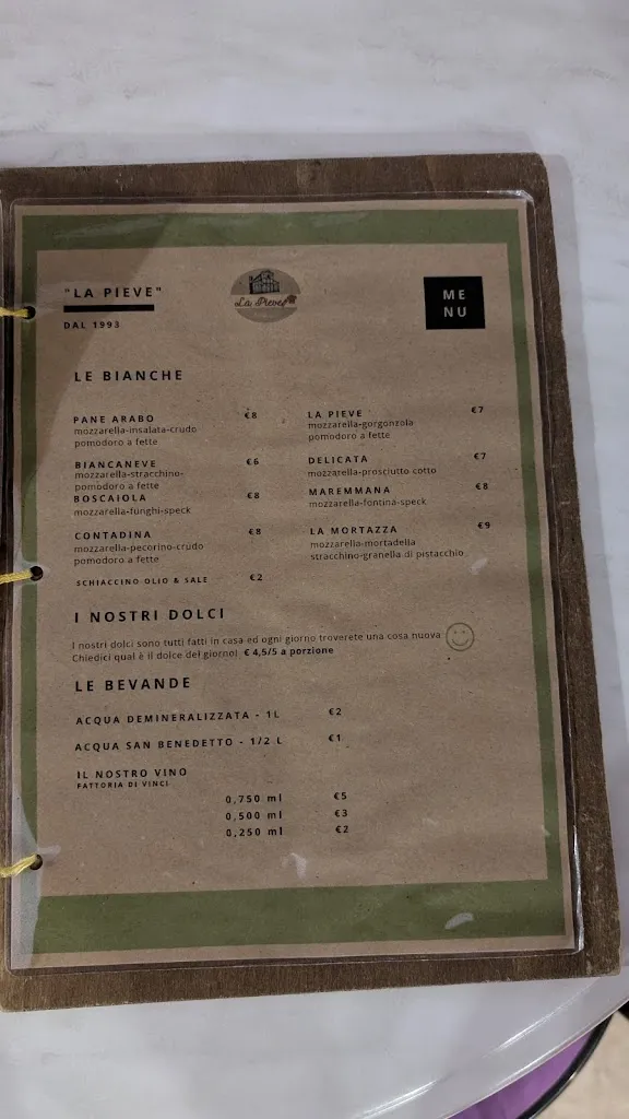 Menu_Ristorante Pizzeria La Pieve_La Pieve-Molino_image_1