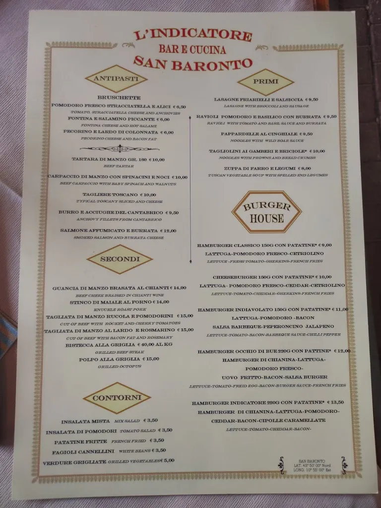 Menu_Bar Enoteca e cucina l'Indicatore_Lamporecchio_image_1