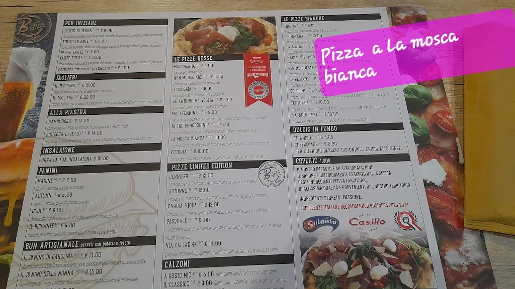 Menu_La Mosca Bianca_Isola D'Arbia_image_2