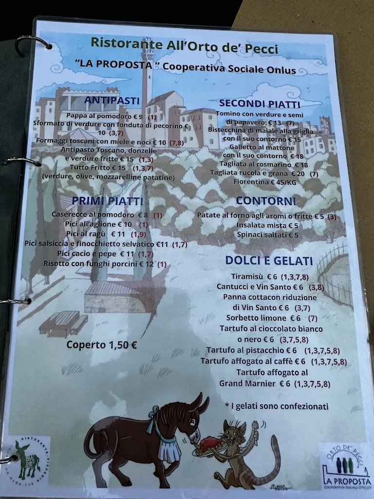 Menu_Ristorante/pizzeria All'Orto de' Pecci_Isola D'Arbia_image_2