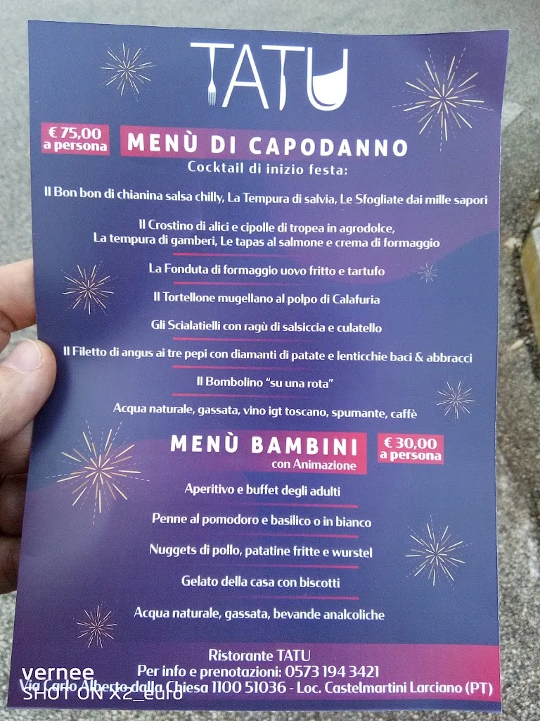 Menu_Ristorante TaTu - TastingTuscany_Larciano_image_1