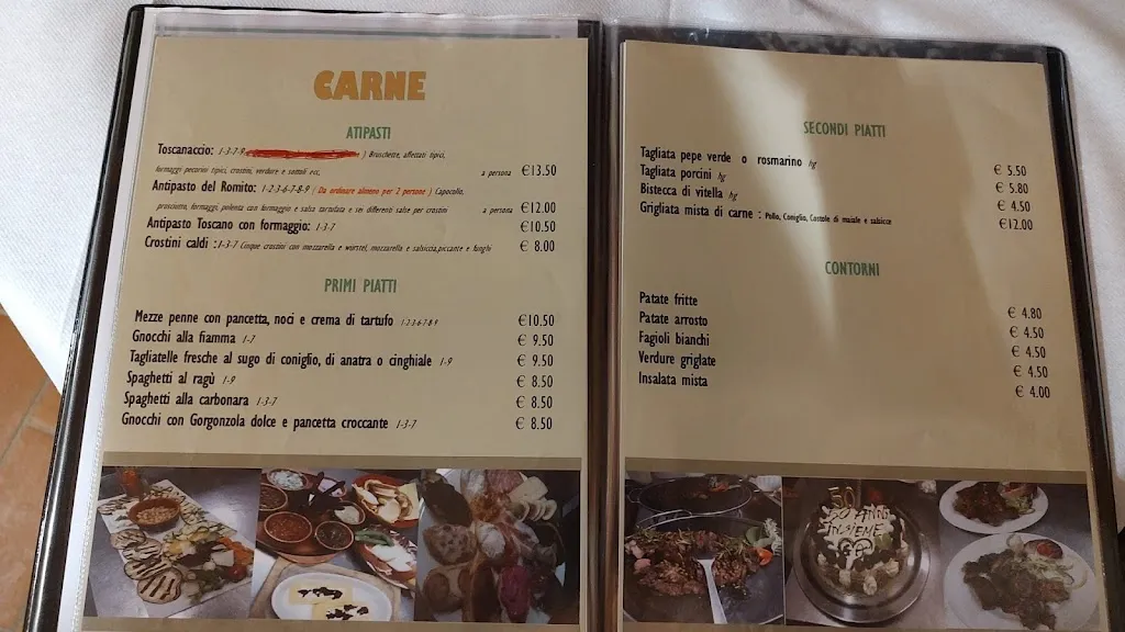 Menu_Ristorante Pizzeria Il Romito_Laterina_image_1