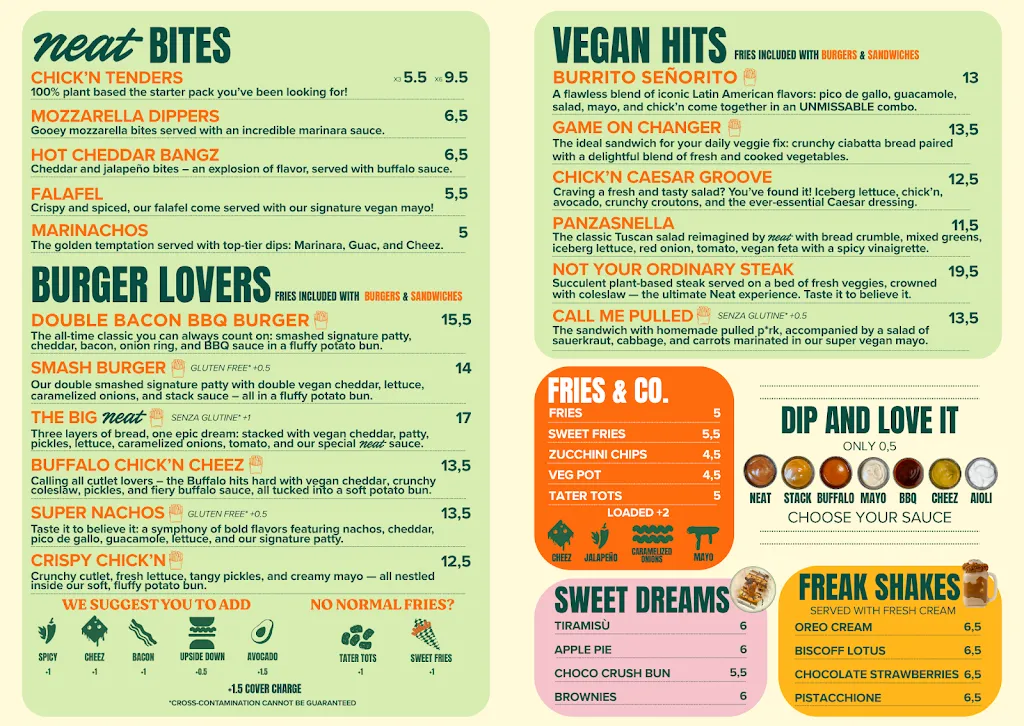 Menu_Neat Burger Milano | Porta Venezia_Lazzeretto_image_1