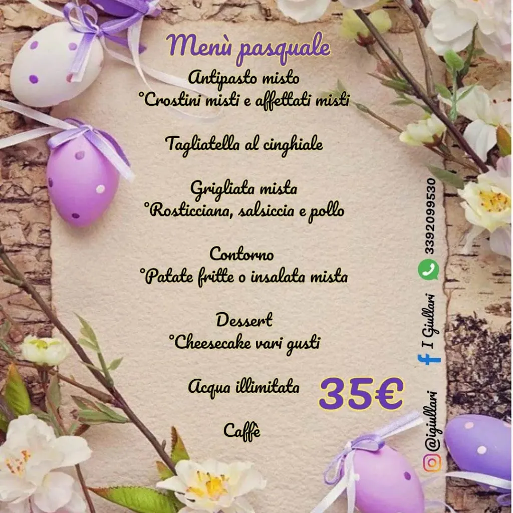 Menü_Ristorante Pizzeria Pinseria I Giullari_Londa_Bild_2