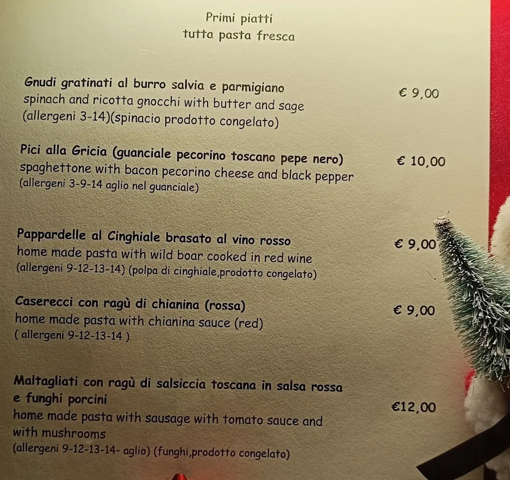 Menu_Ristorante La Tavernetta di Salvini E._Lucignano_image_2