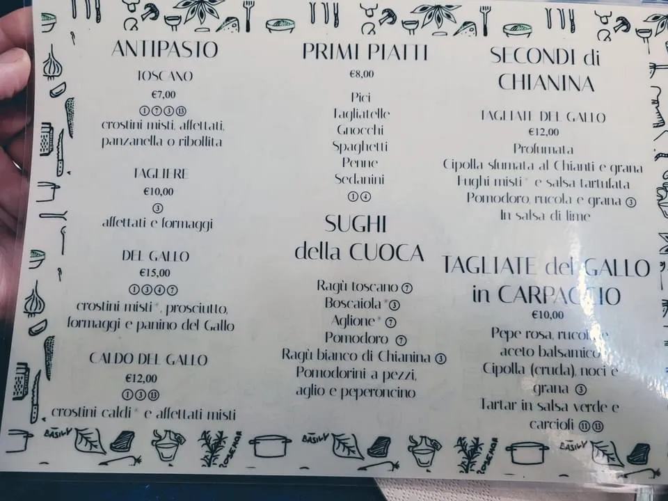 Menu_Trattoria Del Gallo Di Noli Davide_Lucignano_image_1