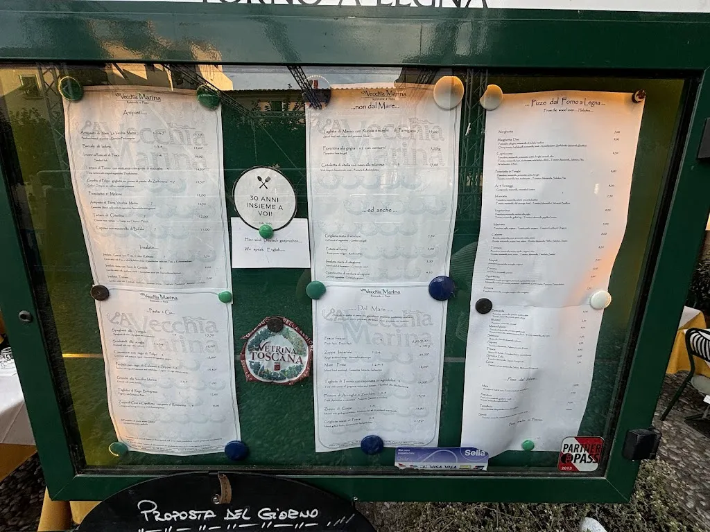 Menu_Ristorante e Pizza. La Vecchia Marina_Marciana Marina_immagine_1