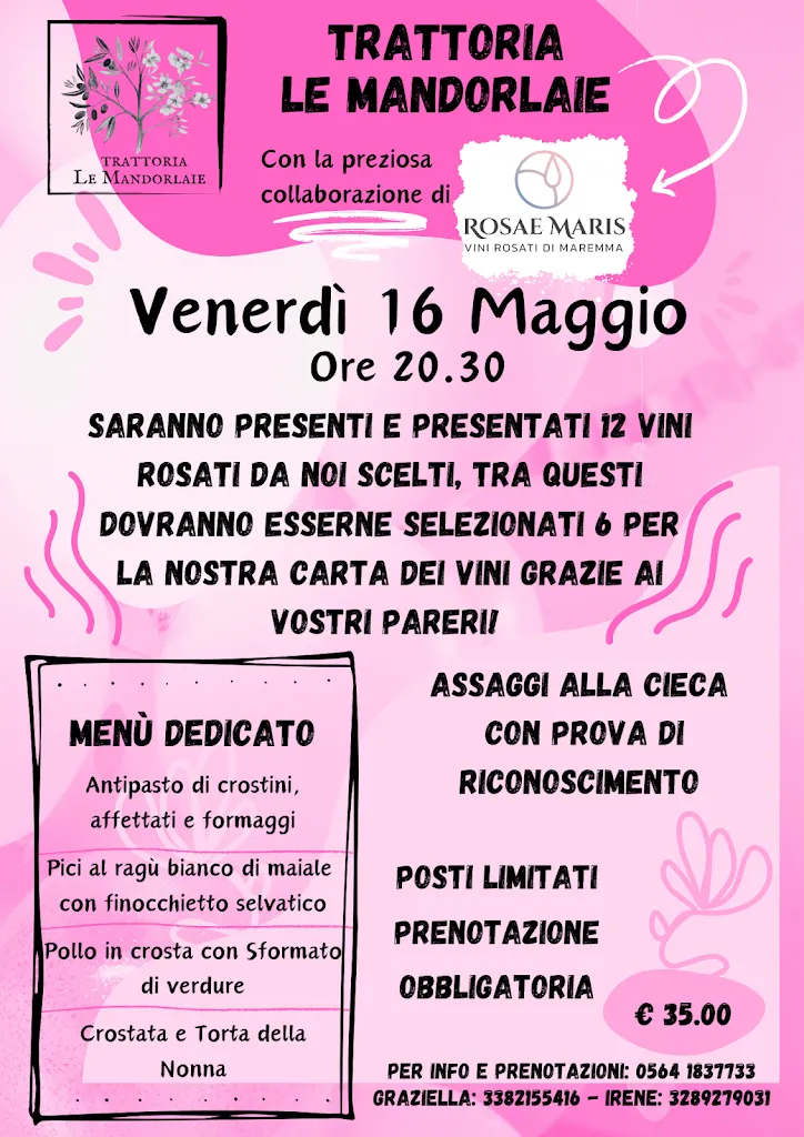 Menu_Trattoria Le Mandorlaie_Magliano in Toscana_image_1