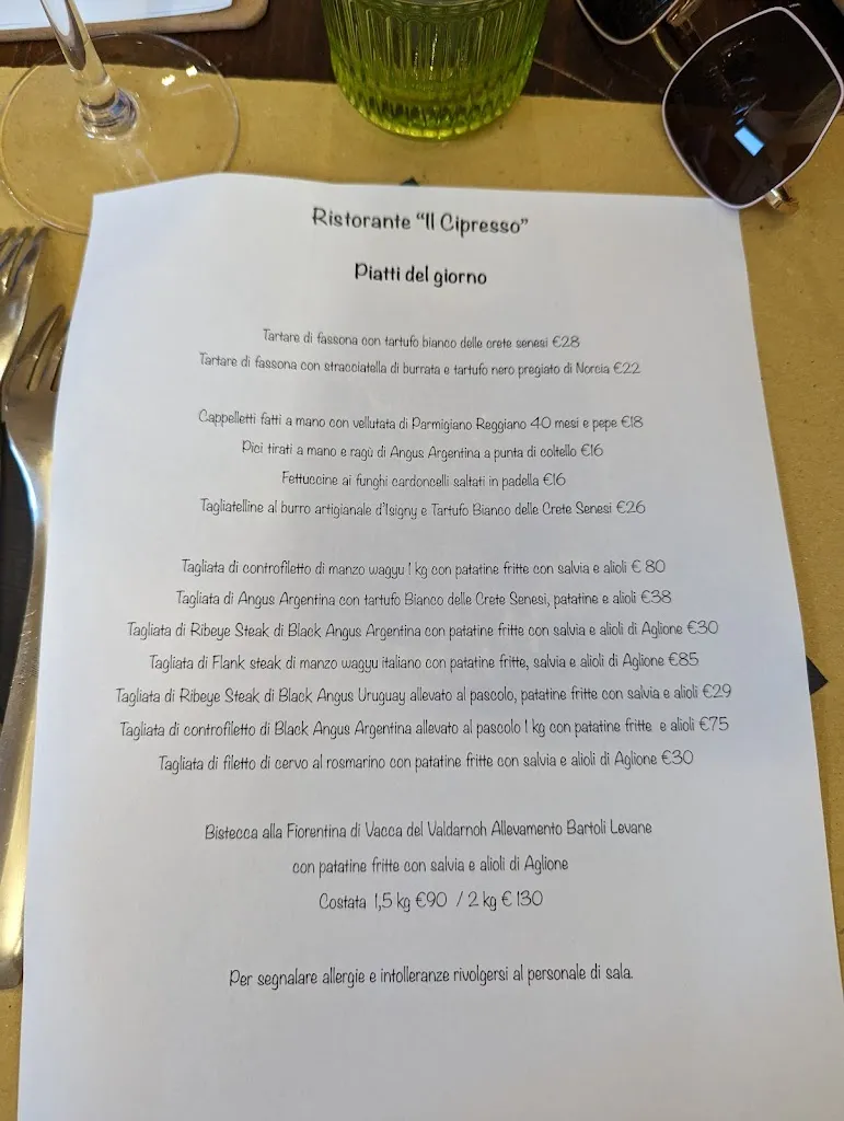 Menu_Ristorante il Cipresso_Loro Ciuffenna_image_2