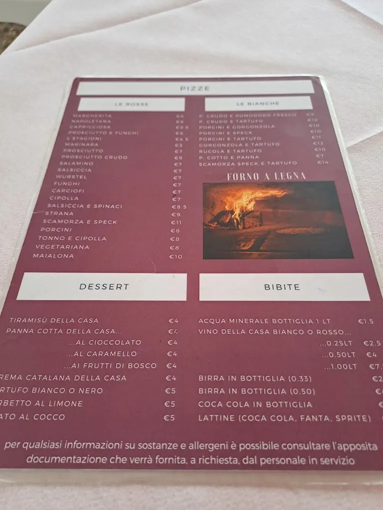 Menü_Pizzeria Dimicla_Loro Ciuffenna_Bild_3