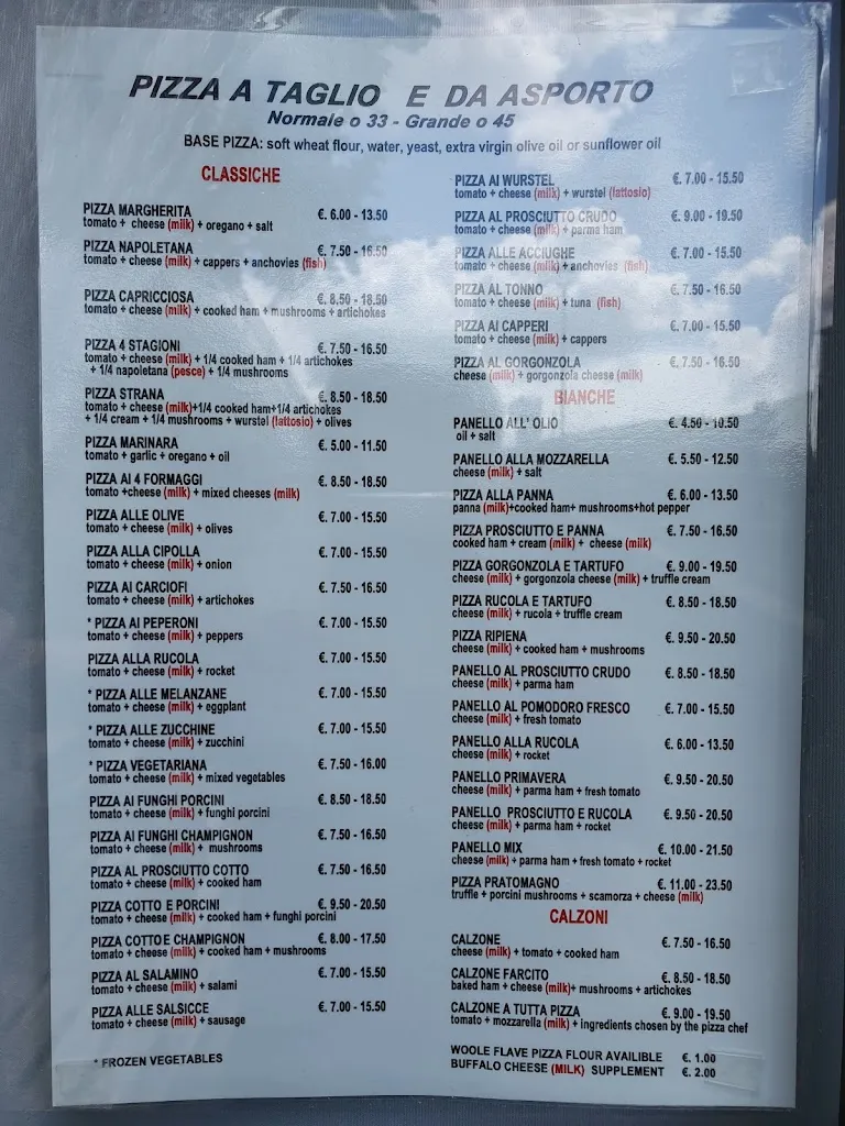 Menu_Pizzeria a tutta pizza di Fasti Liana_Loro Ciuffenna_image_3