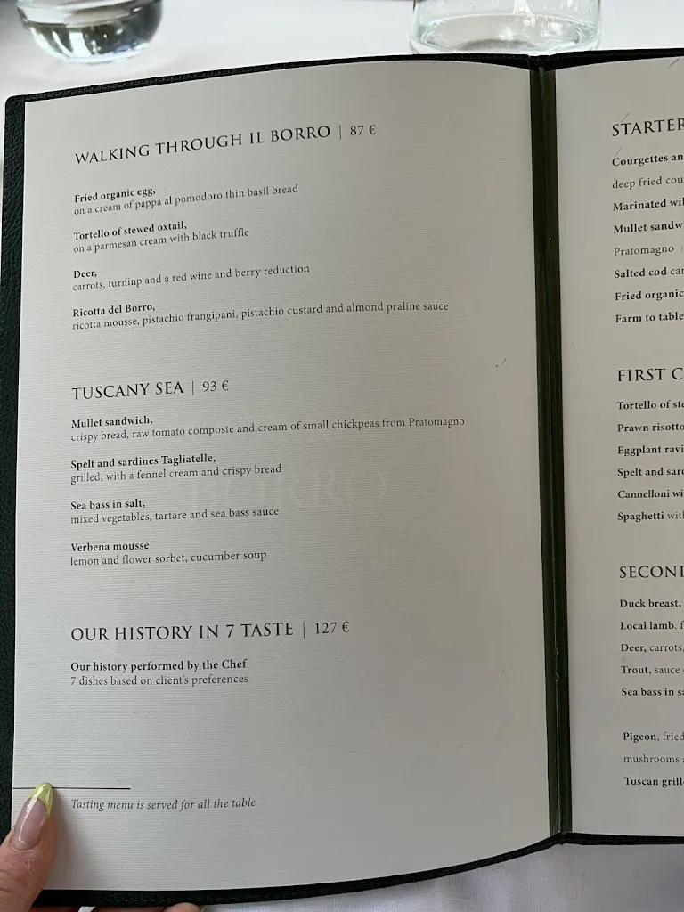 Menu_Osteria del Borro_Loro Ciuffenna_image_1