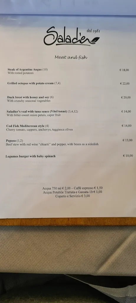 Menu_Saladier Vinci - La Trattoria dell'Ortolano_Marcignana_immagine_3