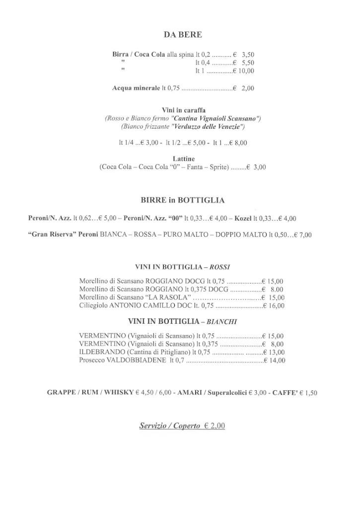 Menu_Pizzeria Osée - Piatti Tipici_Manciano_immagine_1