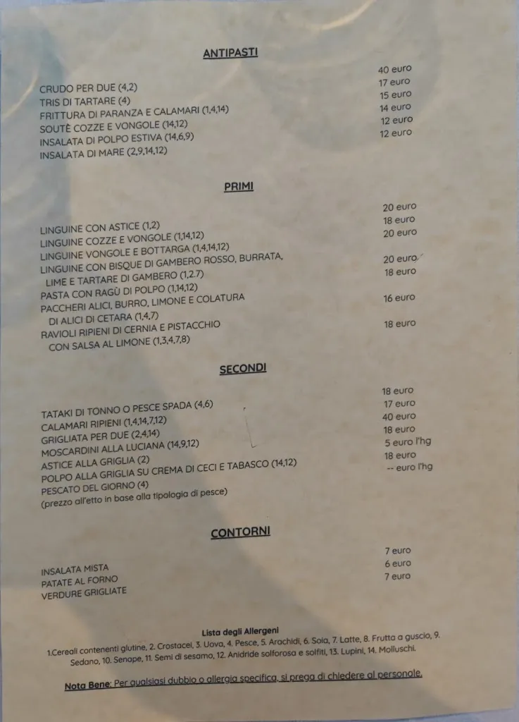 Menu_La Torre del mare_Manciano_image_1