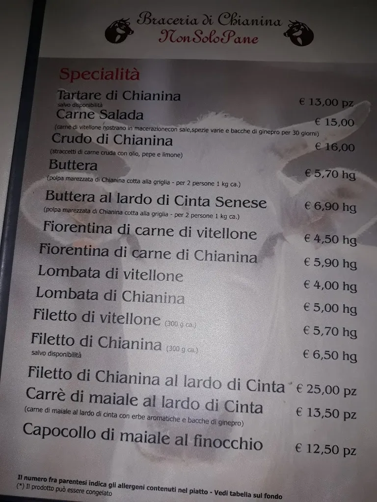 Menu_Non solo pane braceria- ex Norcineria Macelleria_Manciano_image_4