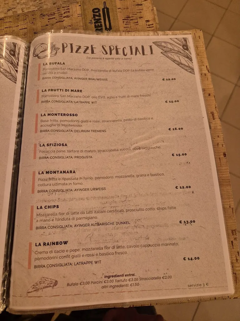 Menu_Ristorante Pizzeria Da Renzo - Bistecca - Giropizza - Comunioni - KM Zero - Pasta Fresca - Grigliate - Massarosa_Massarosa_image_2