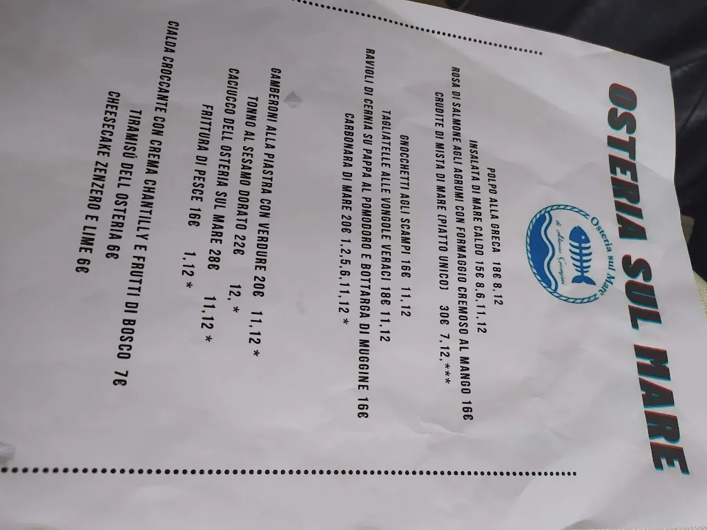 Menu_Osteria Sul Mare_Marina di Massa_image_1