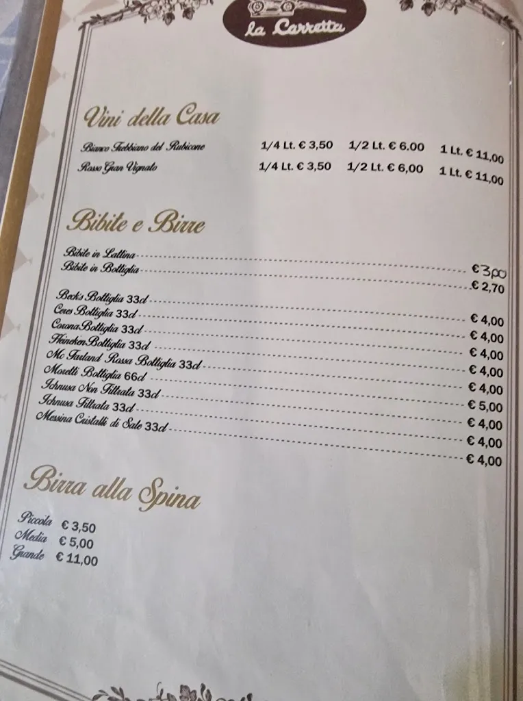 Menu_Ristorante La Carretta_Marina di Massa_image_1