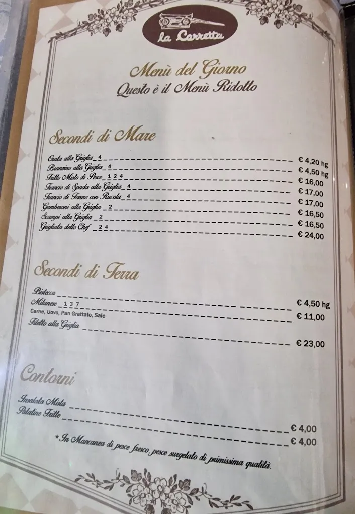 Menu_Ristorante La Carretta_Marina di Massa_image_2