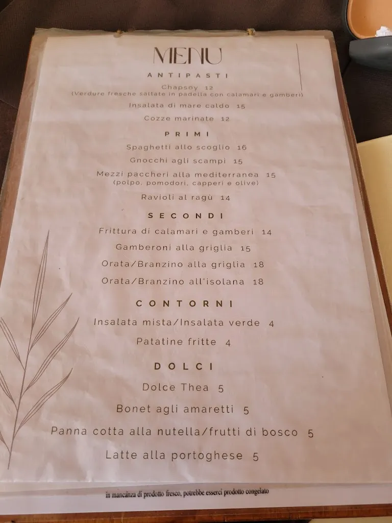 Menu_Trattoria Thea_Marina di Massa_image_3