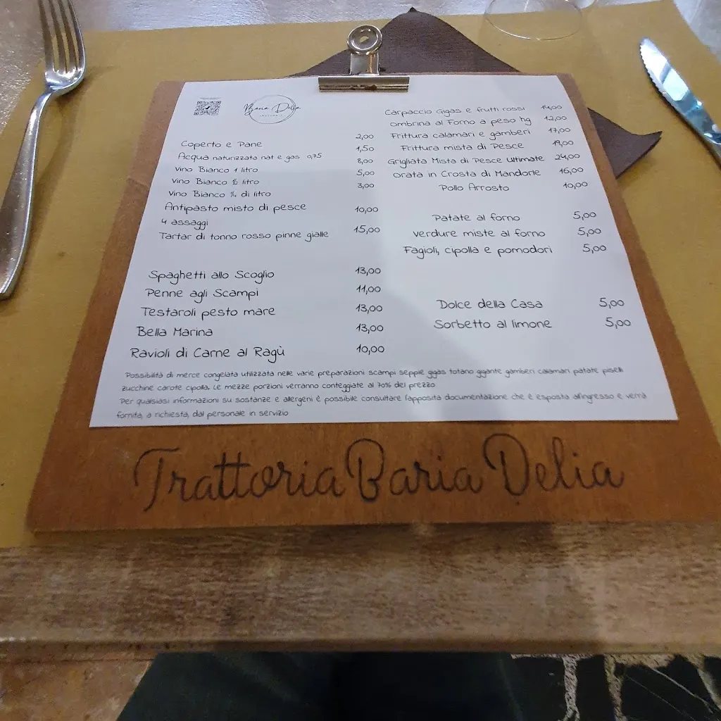 Menu_Trattoria Baria Delia_Marina di Massa_image_3