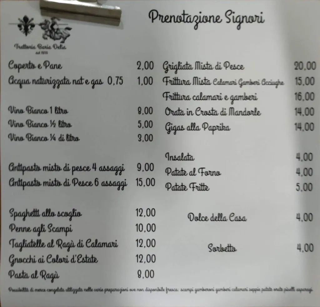 Menu_Trattoria Baria Delia_Marina di Massa_image_4