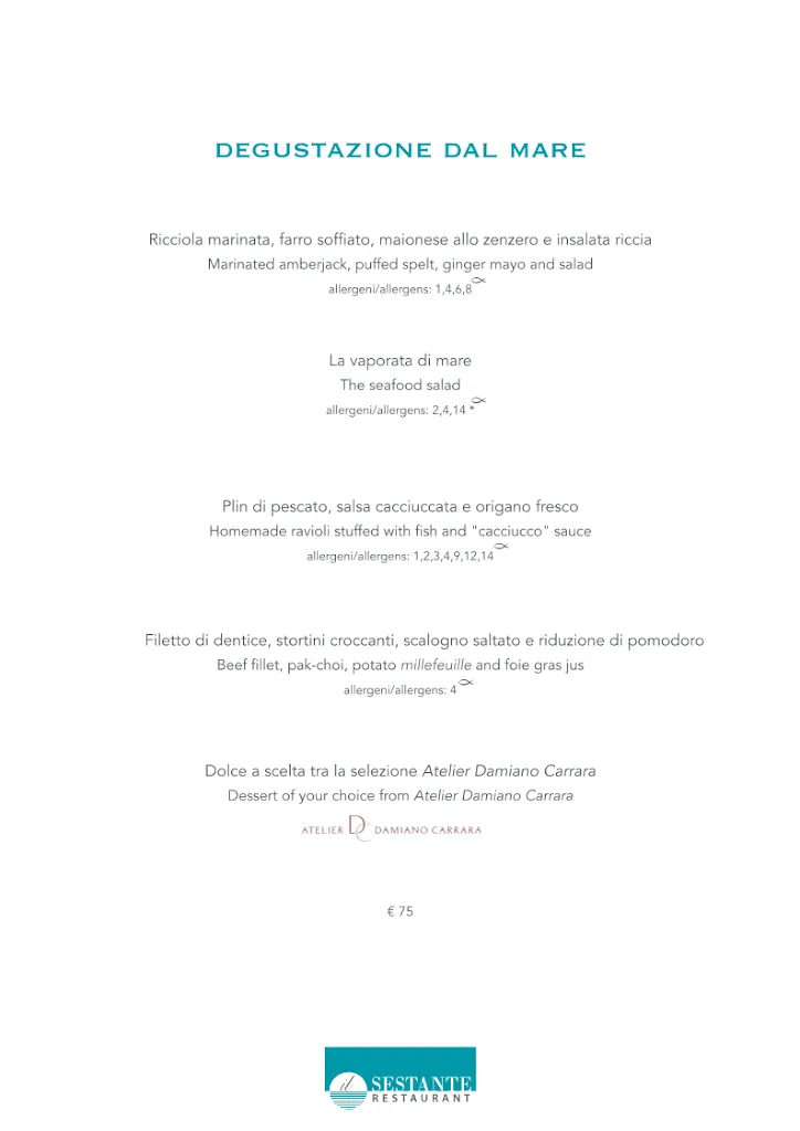 Menu_Ristorante IL SESTANTE Marina di Massa_Marina di Massa_image_4