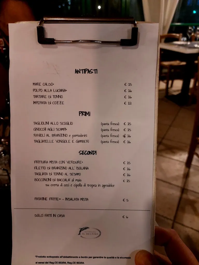 Menu_Ristorante Bagno Delfino_Marina di Massa_image_2