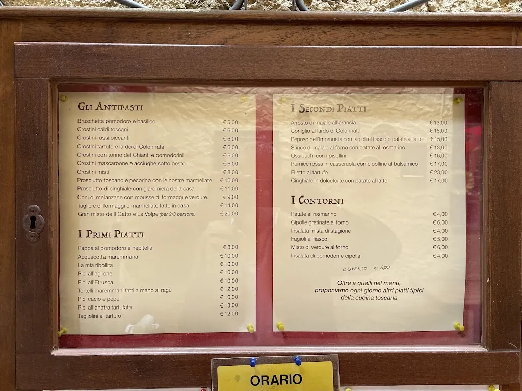 Menu_Il Gatto e la Volpe_Massa Marittima_immagine_4