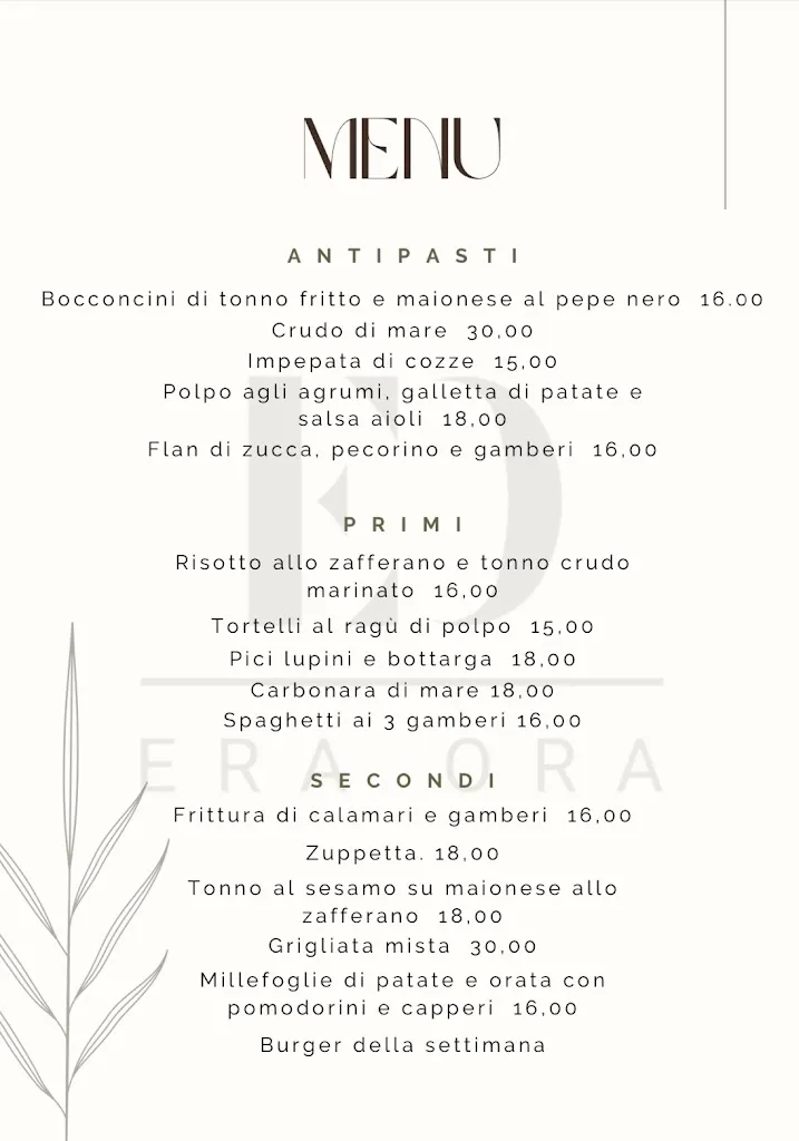 Menu_Ristorante & Champagne bar Era Ora_Massa Marittima_image_1