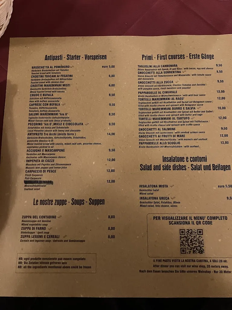 Menu_Ristorante I Tre Archi_Massa Marittima_image_1