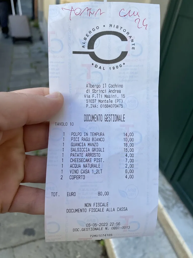 Yoana Martinez_Ristorante Il Cochino_Montale_review