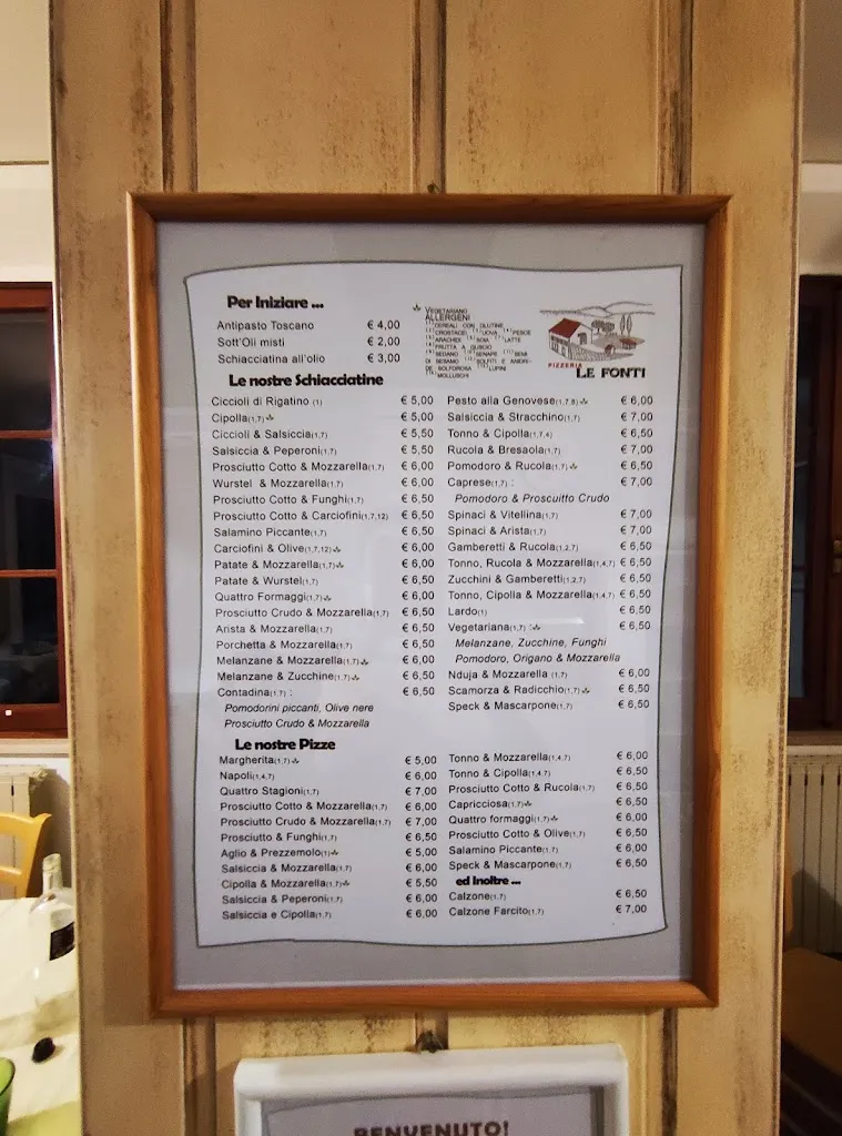 Menu_Pizzeria schiacciatine 