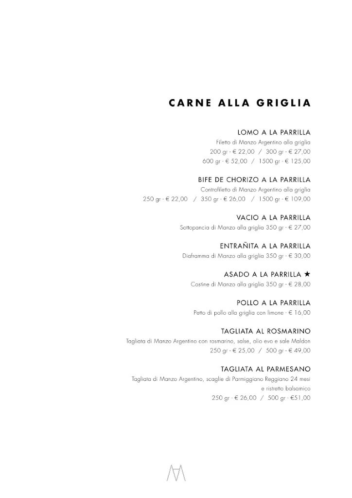 Menu_Mucca Argentina | Ristorante Argentino e Albergo_Montale_image_3