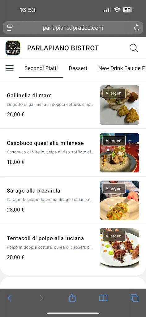 Menu_ParlaPiano Bistrot - Miscelazione in Cucina_Mola di Bari_image_3