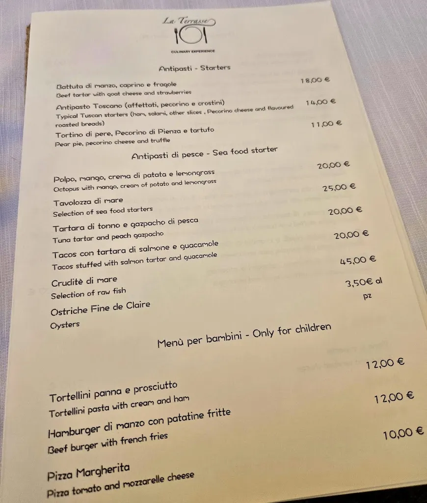 Menu_Ristorante La Terrasse_Monte San Savino_image_1