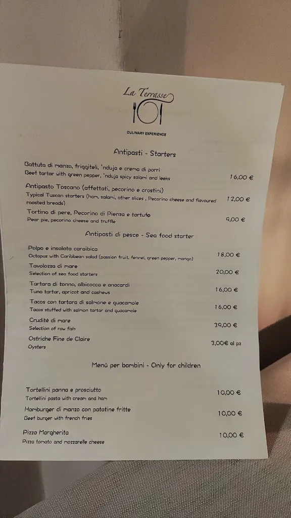 Menu_Ristorante La Terrasse_Monte San Savino_image_2