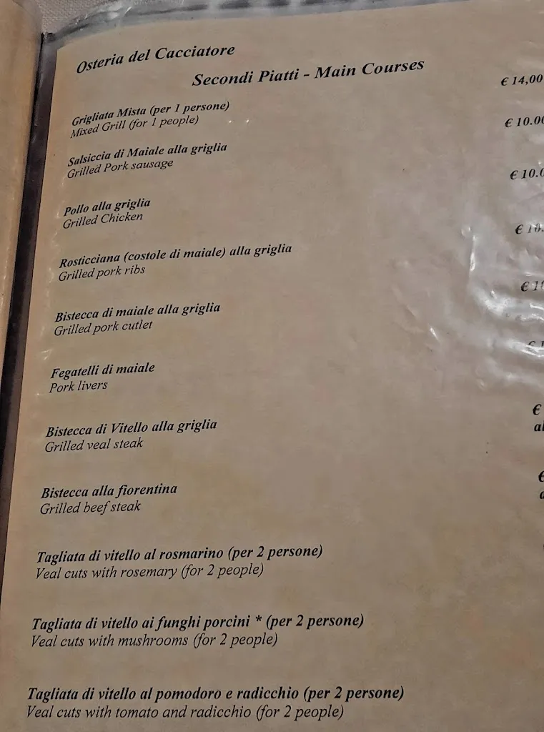 Menu_Osteria Del Cacciatore_Monte San Savino_image_3