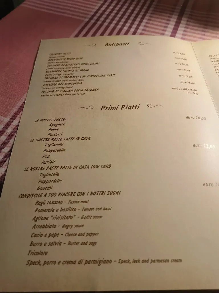 Menu_La Taverna del Sansovino_Monte San Savino_image_4