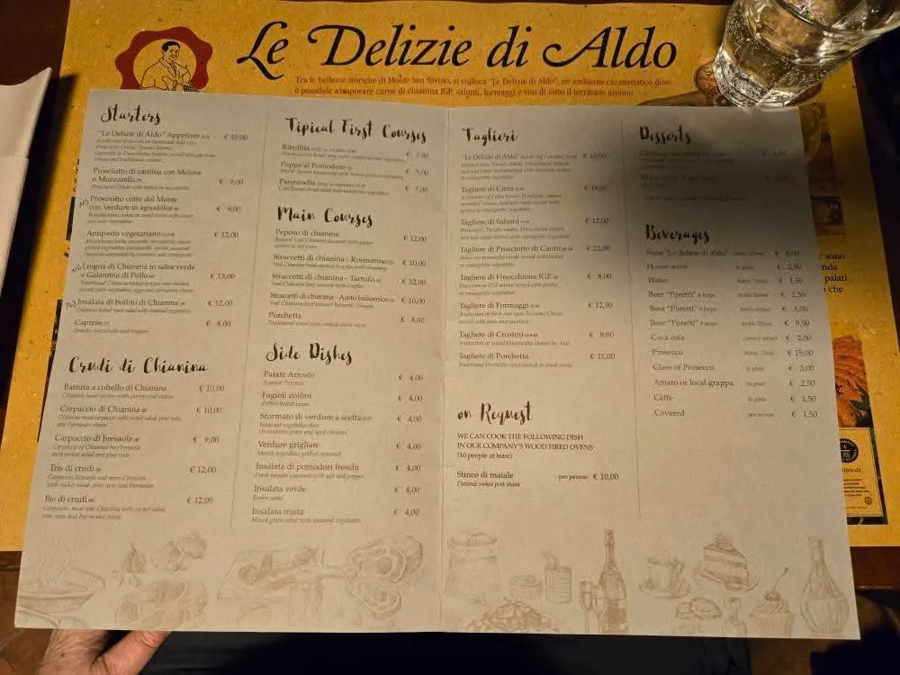 Menu_Le delizie di aldo_Monte San Savino_image_1