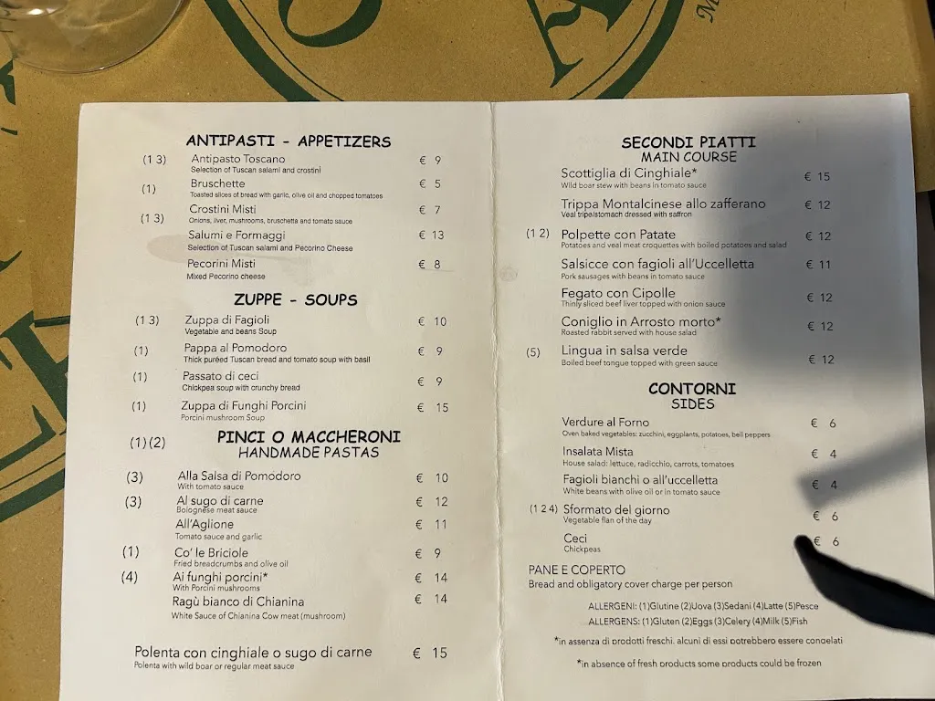 Menu_Osteria di Porta al Cassero_Montalcino_image_3