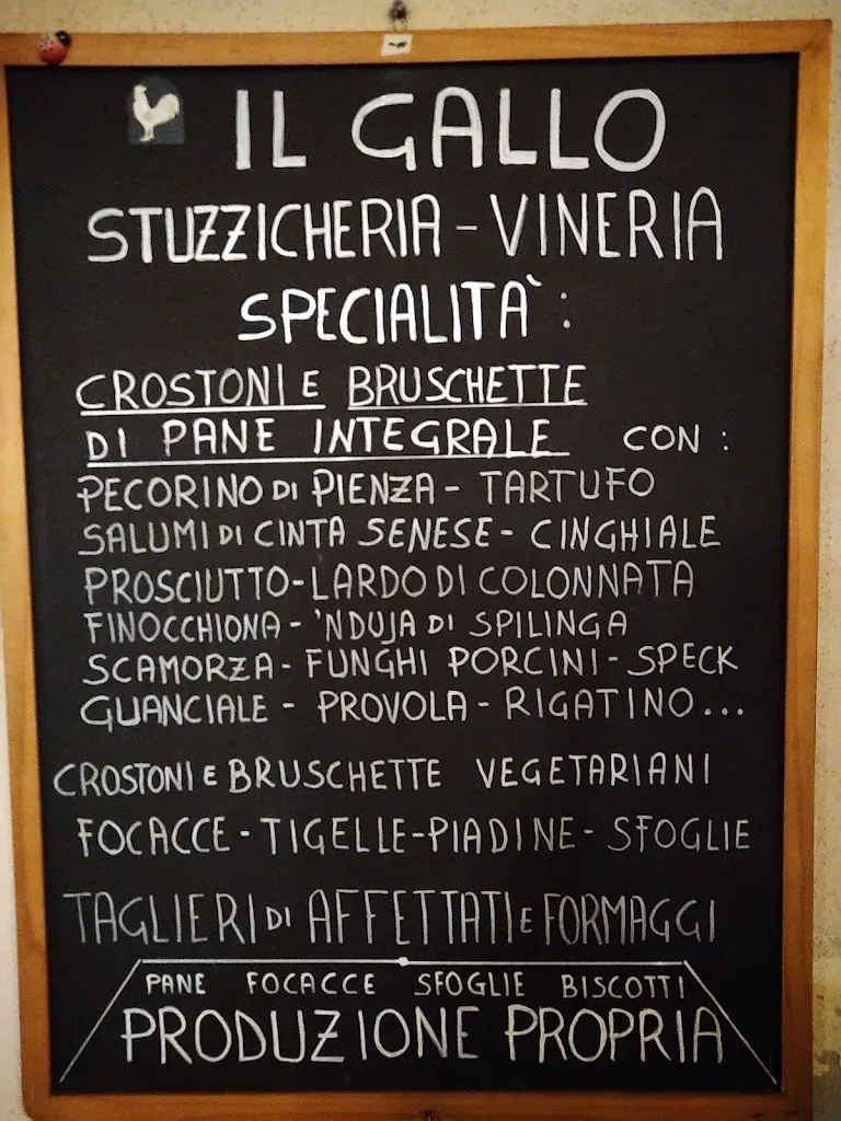 Menu_Il Gallo Stuzzicheria - vineria_Montalcino_image_1