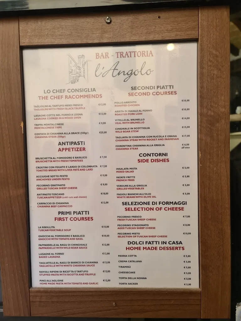 Menu_Ristorante trattoria L'Angolo_Montalcino_image_1