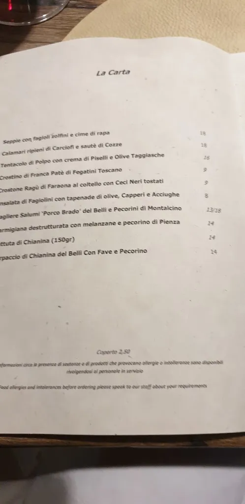 Menu_Drogheria & Locanda Franci_Montalcino_image_2