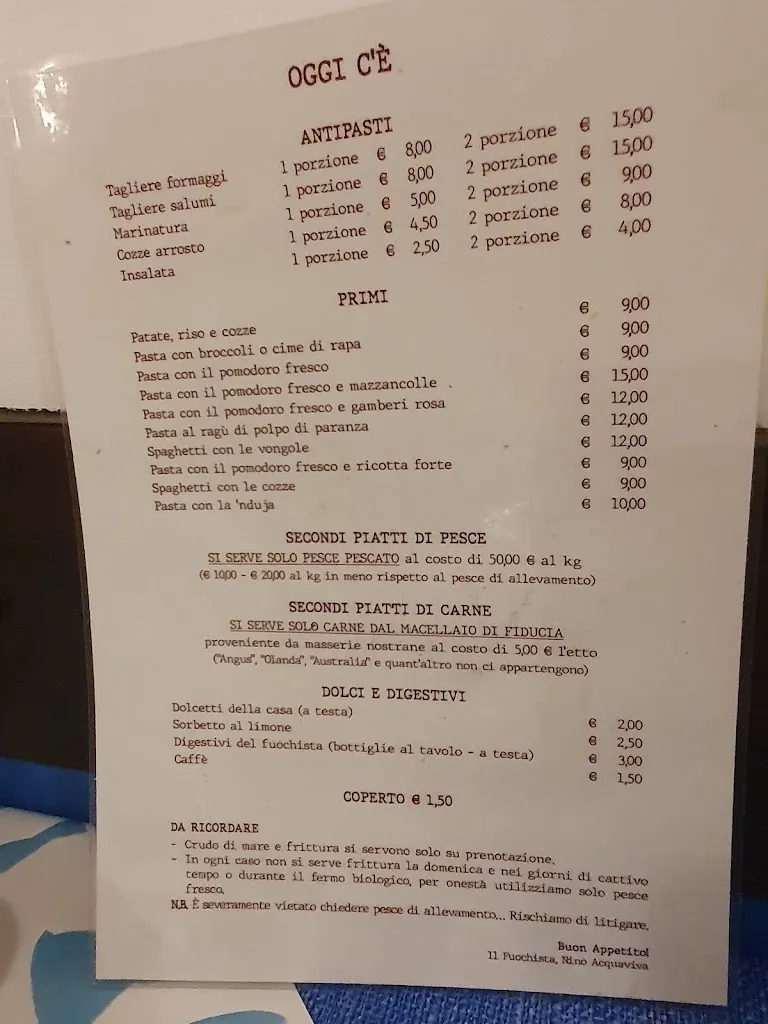 Menu_Il Ministero Della Brace_Mola di Bari_immagine_1